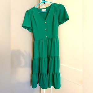 Casual size small green dress